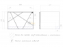 Тумба Geometry 600-0-1 Como навесная белый