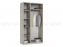 Шкаф трёхстворчатый 1200 Ларго Кашемир, Крафт серый