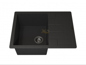 Кухонная мойка Uperwood Quartz UPD-03-04 черная матовая