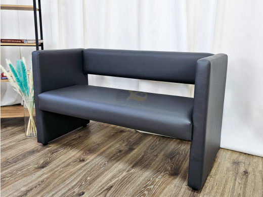 Диван Missa Экокожа Dark Grey